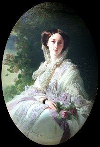 1856 Winterhalter Kronprinzessin Olga von Württemberg anagoria. Free illustration for personal and commercial use.