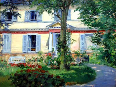 1882 Manet Landhaus in Rueil anagoria