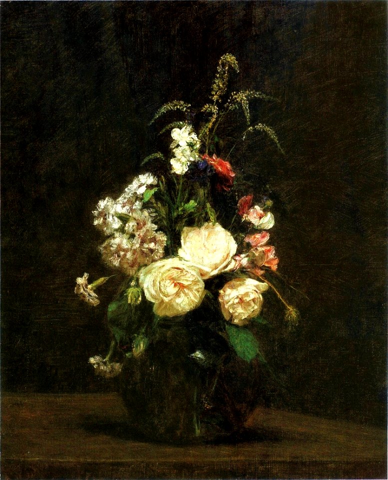 Latour Flowers in a glass vase