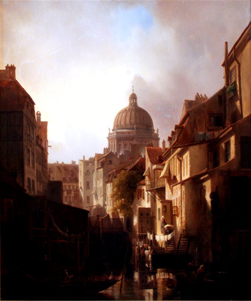 1849 Schwendy Blick ueber den Muehlengraben anagoria