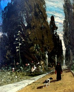 1877 Feddersen Römische Landschaft (Tivoli) anagoria