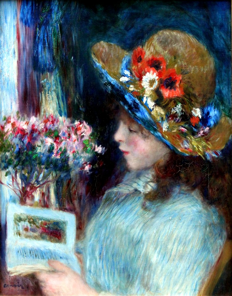 1880 Renoir Lesendes Mädchen anagoria