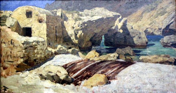 1877 Feddersen Kleine Marine auf Capri anagoria