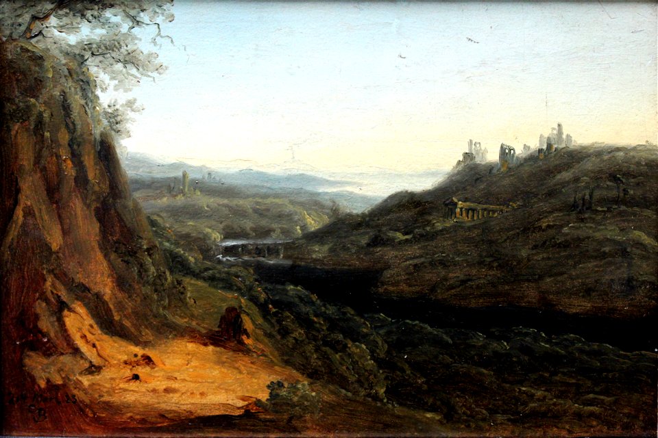 1823 Blechen Ideale Gebirgslandschaft anagoria