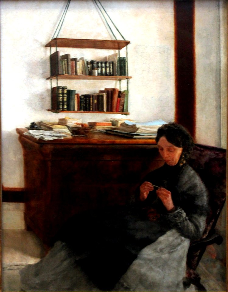 1877 Eysen Die Mutter des Künstlers anagoria