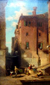 1850 Spitzweg Venetian Street anagoria