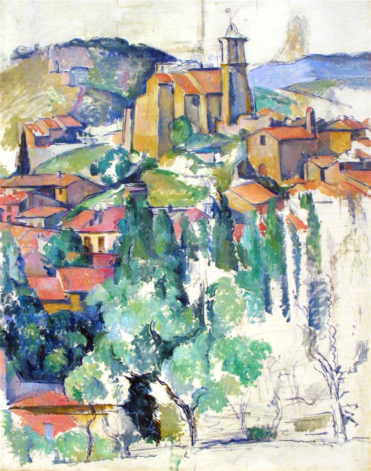 1885-86 Cezanne Village at Gardanne anagoria IMG7176