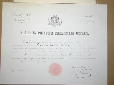 1877-Italia-Ereditario