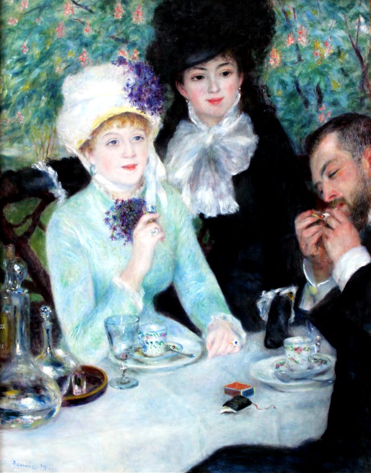 1879 Renoir Nach dem Mittagessen anagoria