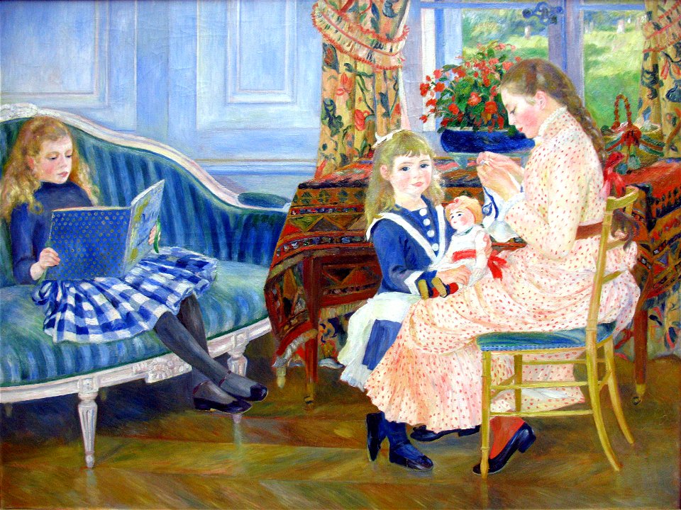 1884 Renoir Der Nachmittag der Kinder in Wargemont anagoria