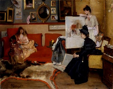 1888 Stevens Im Studio anagoria