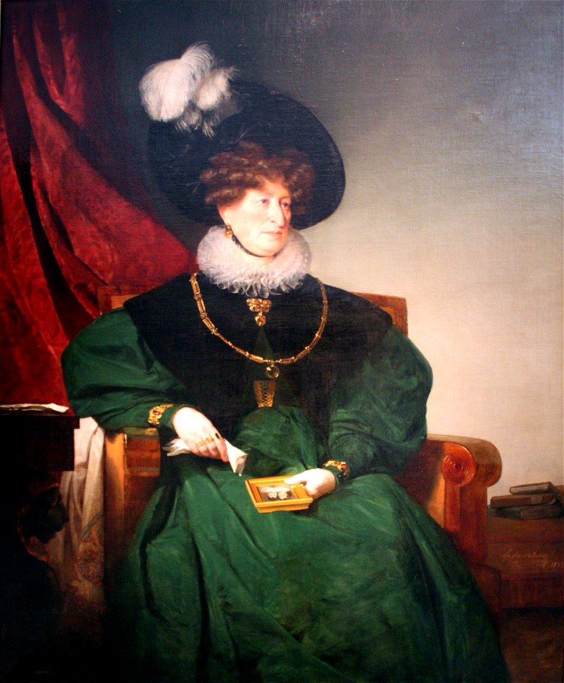 1832 Amerling Bildnis Freifrau Cecilie von Eskeles anagoria