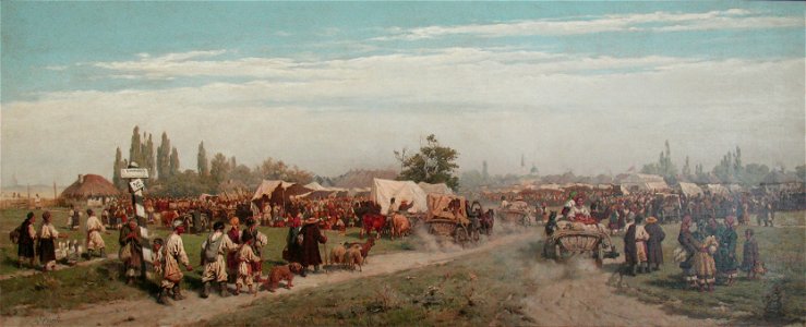 1882 Kivchenko Jahrmarkt Ukraine anagoria
