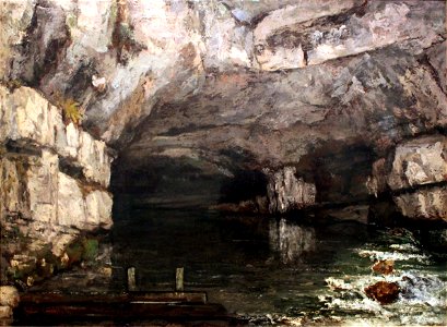 1864 Courbet Die Grotte der Loue anagoria