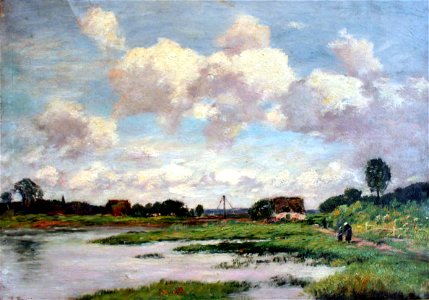 1880 Boudin Normannische Landschaft anagoria