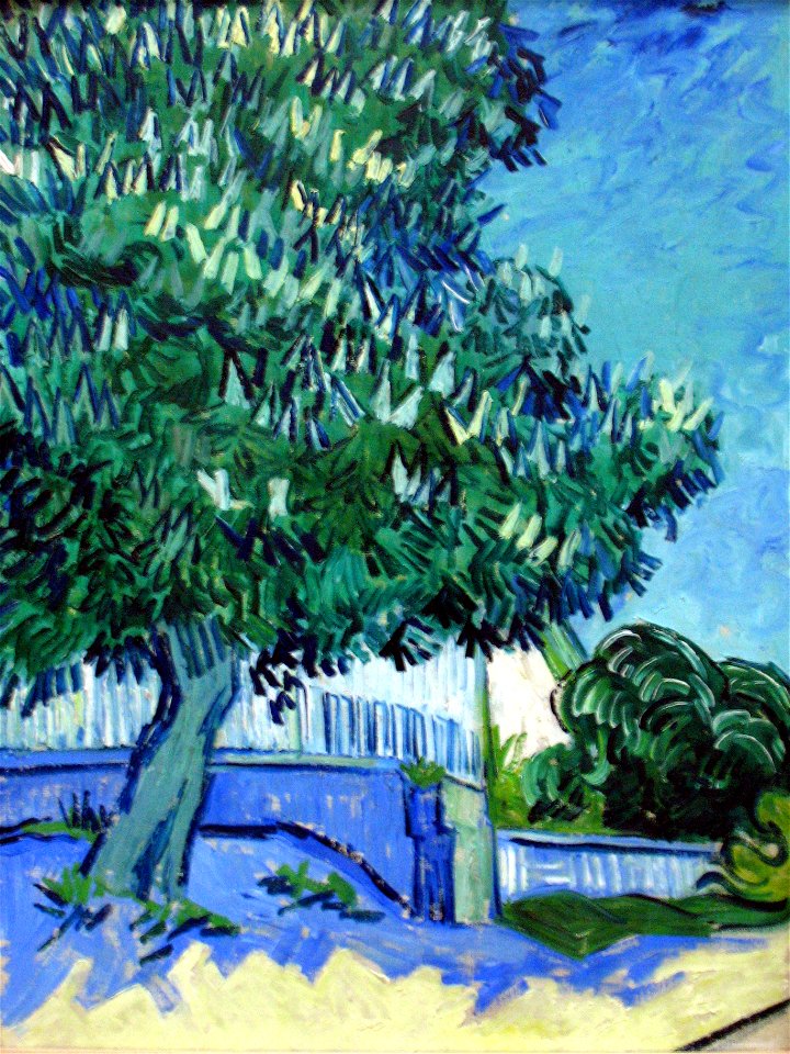 1890 van Gogh Bloeiende kastanjebomen anagoria