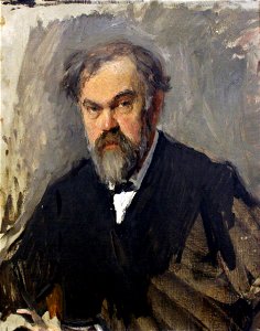 1891 Serov Portrait P.P. Konchalovsky anagoria