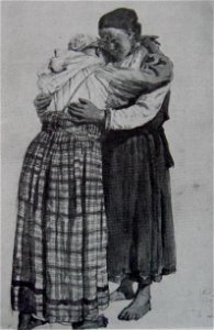 1878Две крестьянки. Этюд к Проводам новобранца