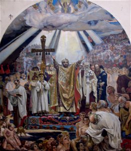 1885-96 Vasnetsov Taufe der Rus anagoria