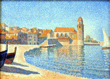 1887 Signac Blick auf Collioure anagoria