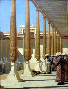 1872 Vereshchagin Praesentation der Trophaeen anagoria