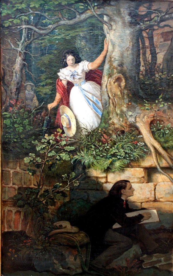 1860 Schwind Abenteuer des Malers Joseph Binder anagoria