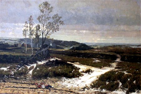 1873 Feddersen Winterlandschaft bei Weimar anagoria