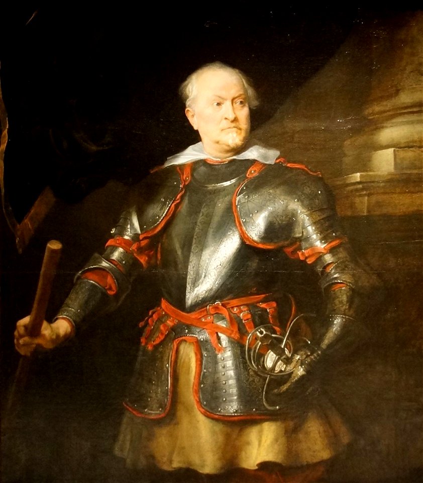 Anthony van Dyck (1599-1641) - Portrait of a man in armor (member of the Spinola family) circa 1621-27