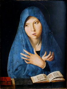 Antonello da Messina - Die Maria der Verkündigung 1473