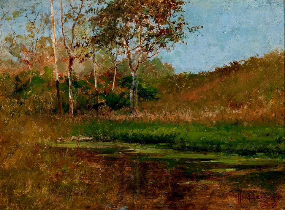 Antônio Parreiras - Paisagem (Água parada)