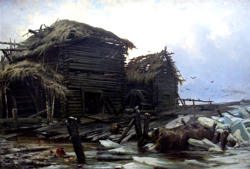 1890 Klever verlassene Muehle anagoria