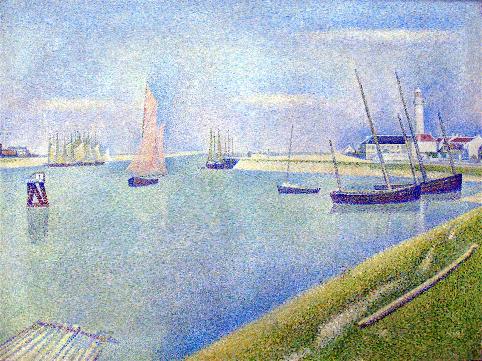 1890 Seurat Kanal von Gravelines anagoria