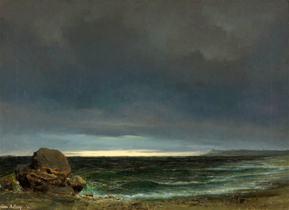 Anton Melbye - Ved Øresund - 1852