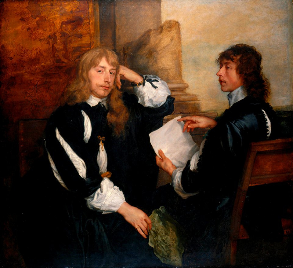 Anthony van Dyck- Thomas Killigrew and (possibly) Lord William Crofts