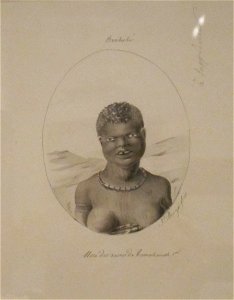 'Hawaii, a Widow of Kamehameha I' by Jacques Arago, Honolulu Museum of Art