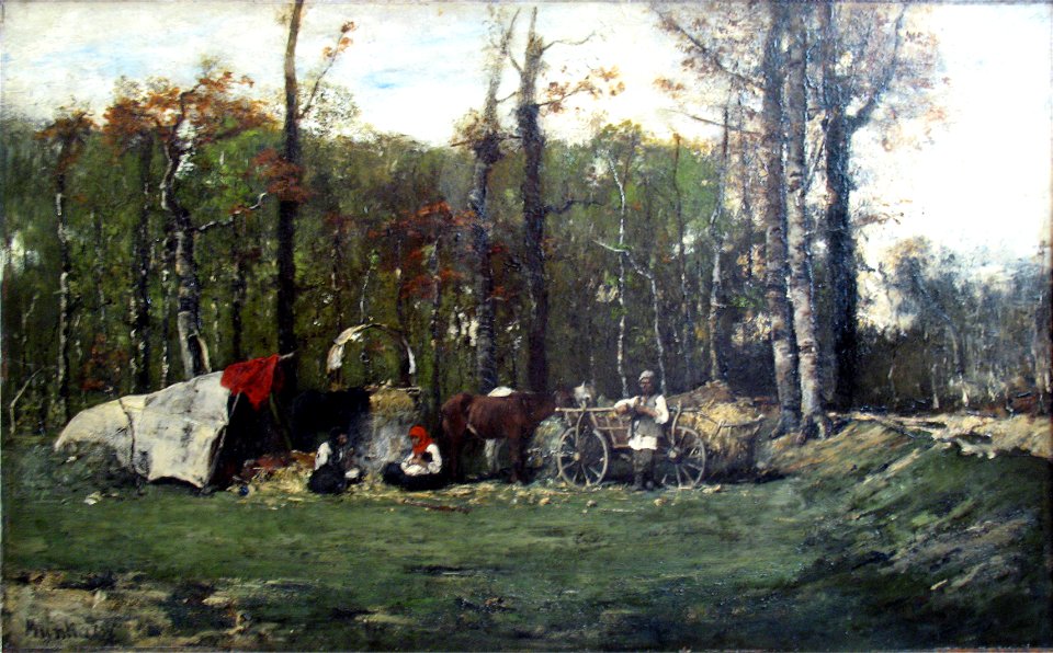 1878 Mihaly Munkacsy Zigeunerlager anagoria