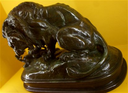 Antoine Barye Lion écrasant un serpent 06910