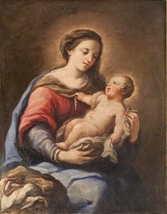 Antonio carneo-virgen con el niño
