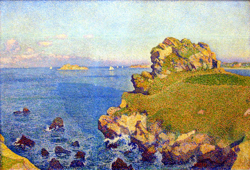 1889 van Rysselberghe Fels bei Perkiridy anagoria