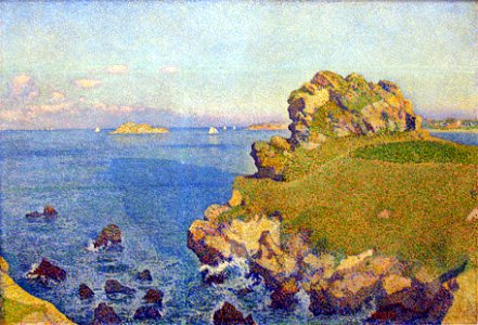 1889 van Rysselberghe Fels bei Perkiridy anagoria
