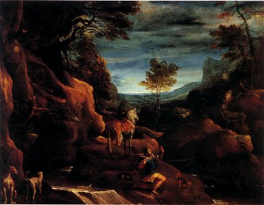 Annibale Carracci, The Vision of Saint Eustace, Capodimonte