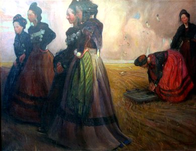 1903 Dettmann Friesische Mädchen auf Föhr anagoria