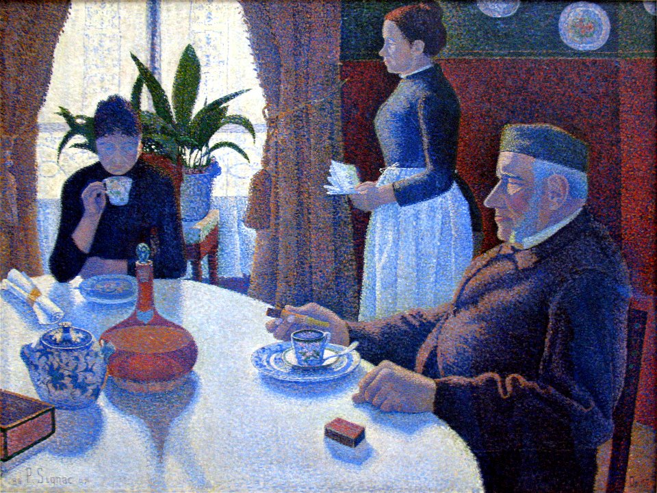 1886 Signac La salle a manger anagoria