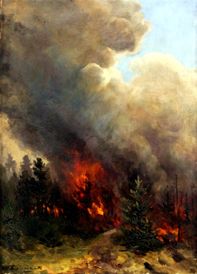 1897 Denisov-Uralsky Waldbrand anagoria