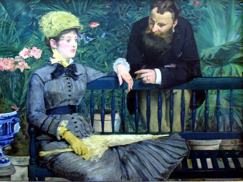 1879 Manet Im Wintergarten anagoria