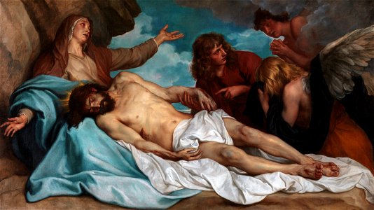 Anthony van Dyck - Bewening van Christus2. Free illustration for personal and commercial use.