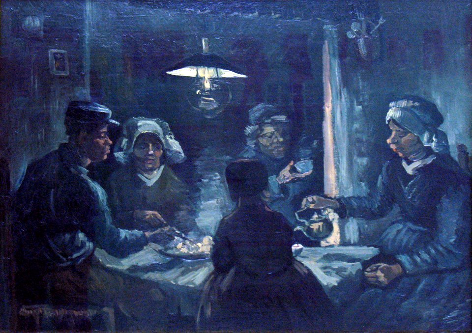 1885 van Gogh De aardappeleters anagoria