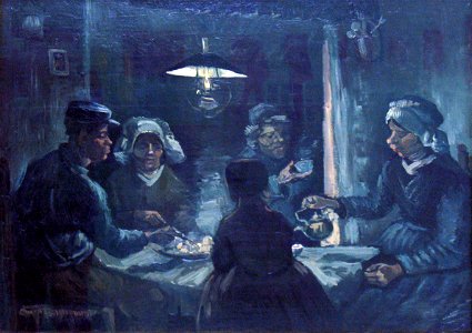 1885 van Gogh De aardappeleters anagoria