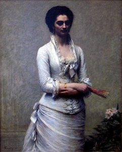 1881 Fantin-Latour Portrait Eva Callimachi-Catargi Kröller-Müller Museum anagoria. Free illustration for personal and commercial use.