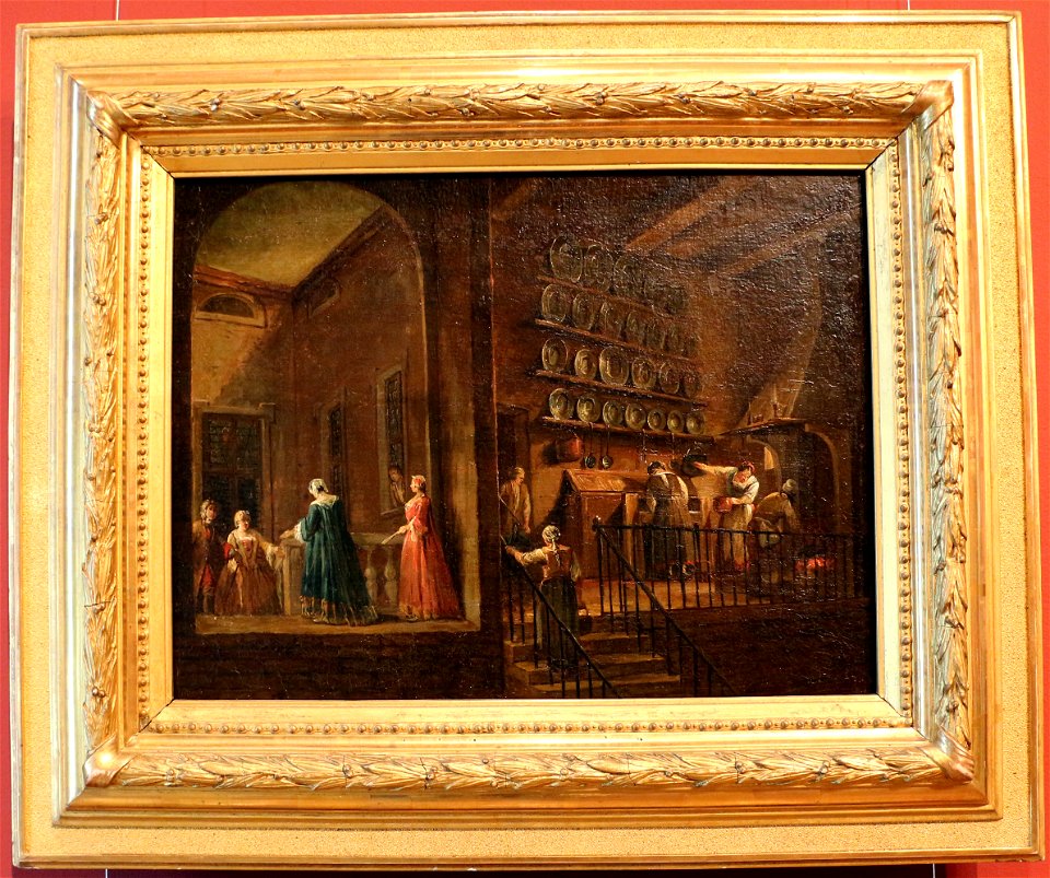 Antonio diziani, cucina, 1750-90 circa
